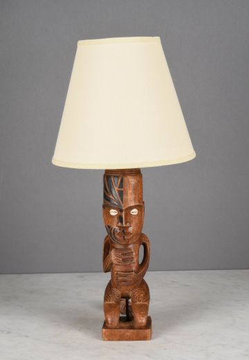 Wooden "Tiki" Table Lamp - Tiki Collection
