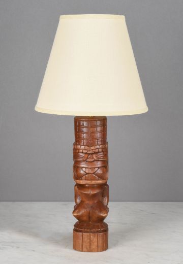 Wooden "Tiki" Table Lamp - Tiki Collection