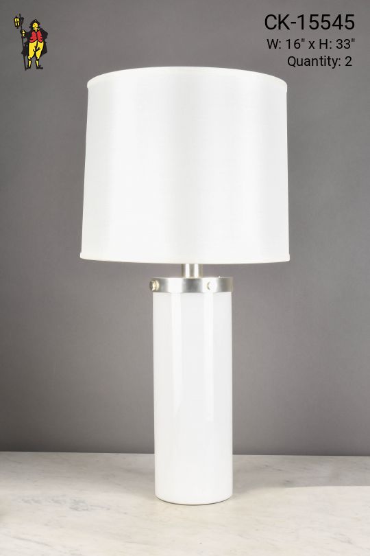 White Modern Table Lamp