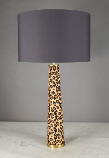 Leopard Print Table Lamp