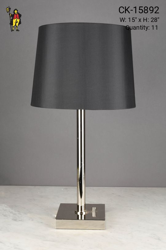 Polished Chrome Modern Table Lamp