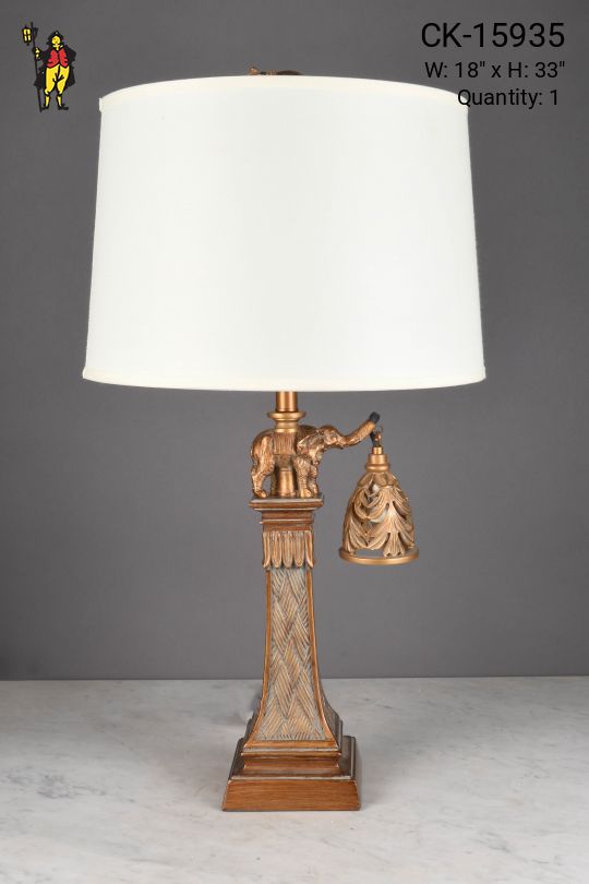 Elephant Two Light Table Lamp