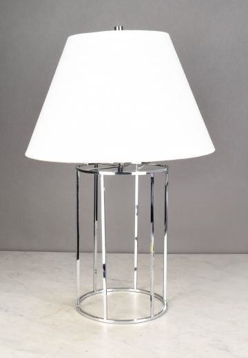 Modern Chrome Table Lamp