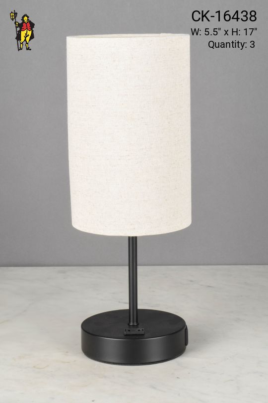 Simple Black Modern Table Lamp