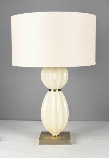 Beige Ceramic Table Lamp