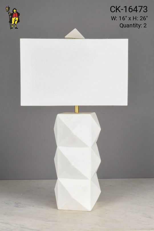 White Ceramic Table Lamp