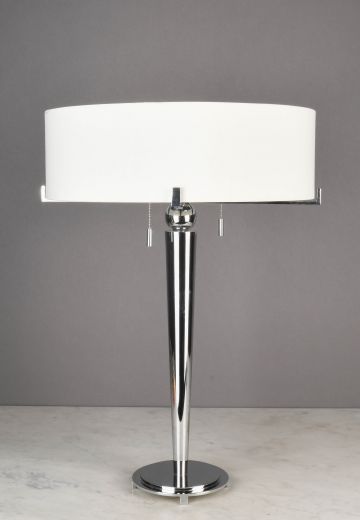 Modern Chrome Table Lamp