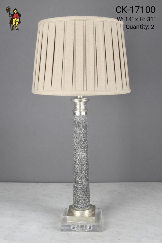 Abstract Pattern Column Table Lamp