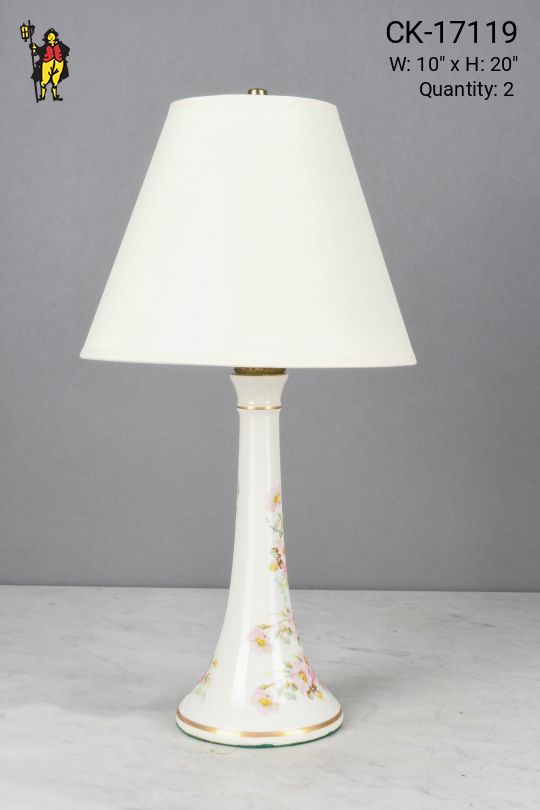 Floral Ceramic Table Lamp