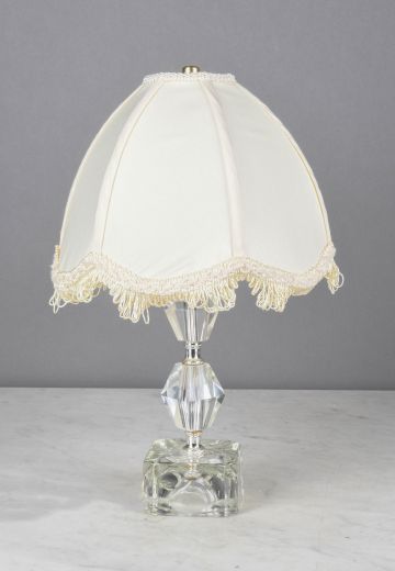 Small Cut Crystal Table Lamo