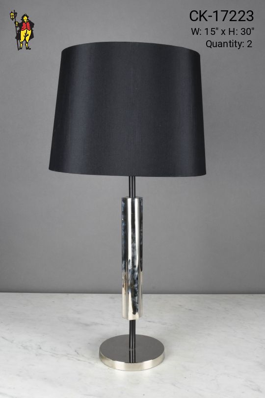 Modern Chrome Table Lamp