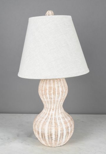 Wicker Table Lamp