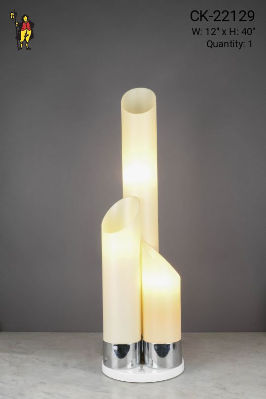 Acrylic Three Pillar Table Lamp