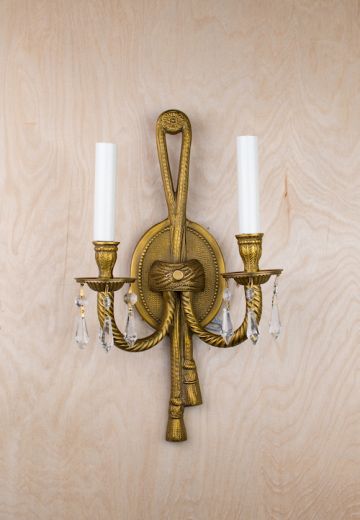 Traditional Two Candle Wall Sconce