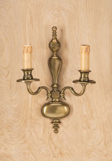 Traditional Two Candle Wall Sconce
