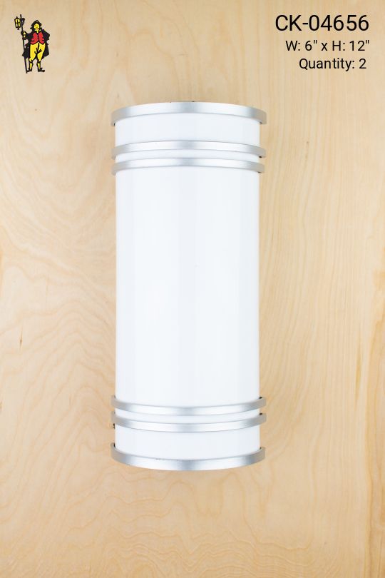 Nickel Pillar Wall Sconce