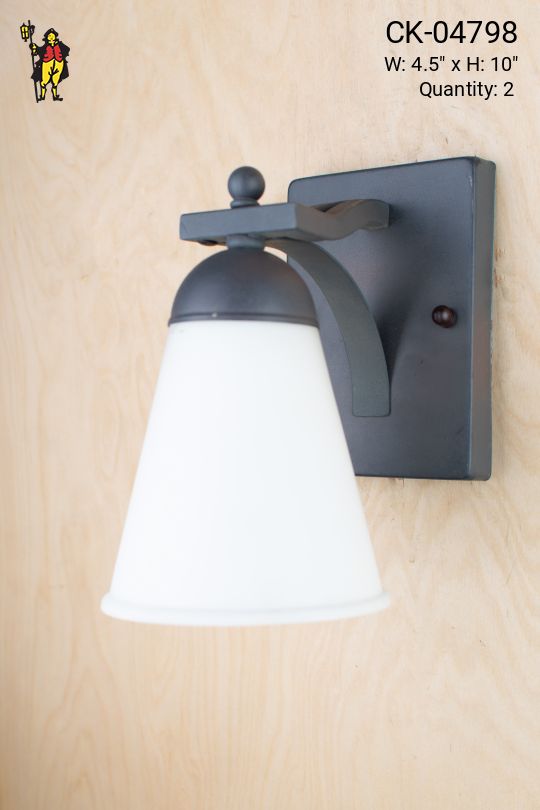 Contemporary Single Down Light Wall Sconce