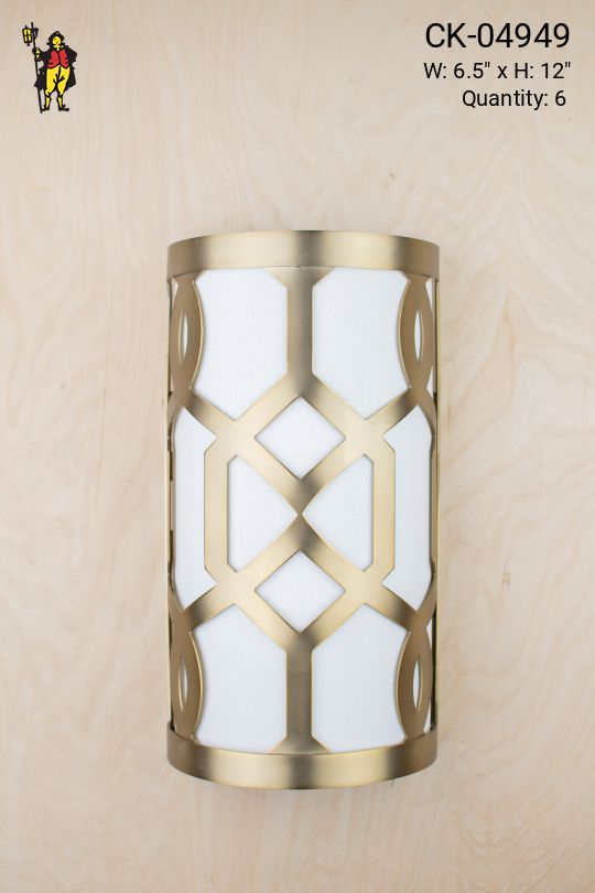 Geometic Curved Wall Sconce
