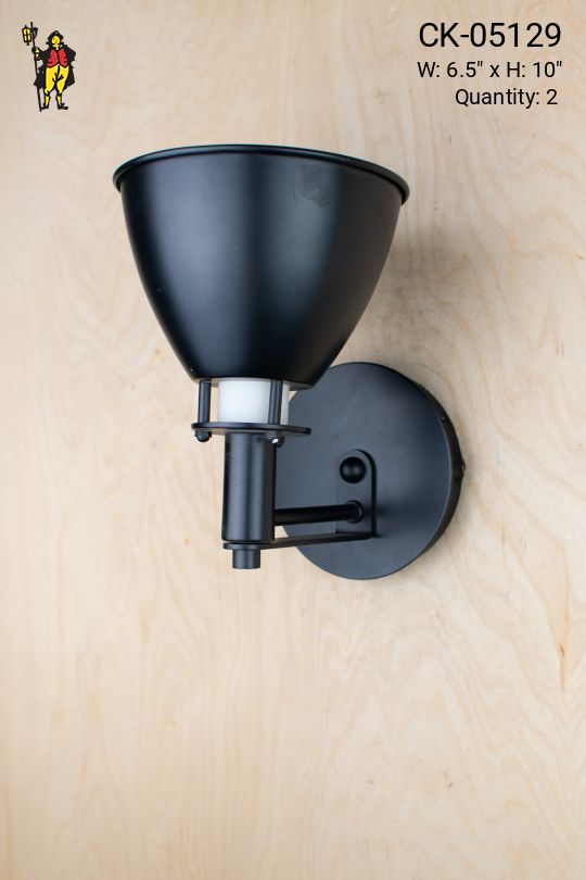 Modern Black Single Light Wall Sconce