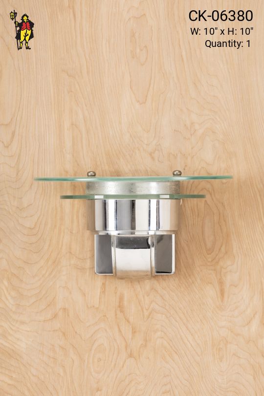 Chrome & Glass Modern Wall Sconce