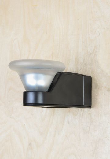 Black One Light Wall Sconce