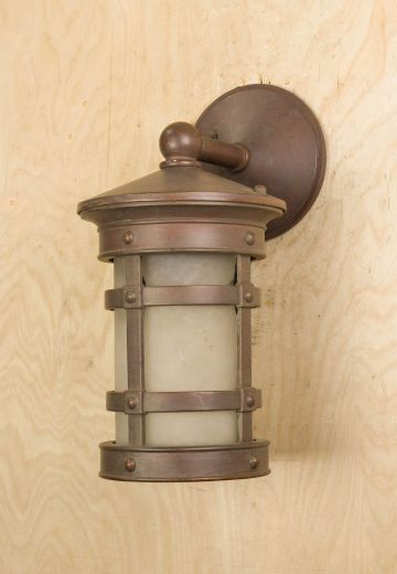 Brown Gothic Wall Lantern