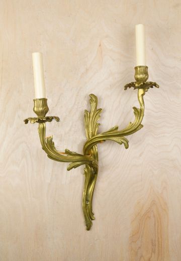 Two Candle Flemish Wall Sconce