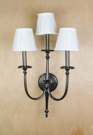 Bronze Three Candle Wall Sconce