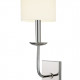 Polished Nickel Single Candle Wall Sconce #0