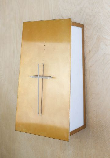 Gothic Cross Wall Sconce