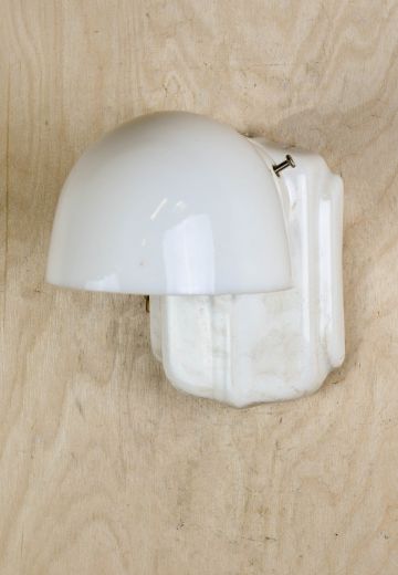 Single Down Light Porcelain Wall Sconce