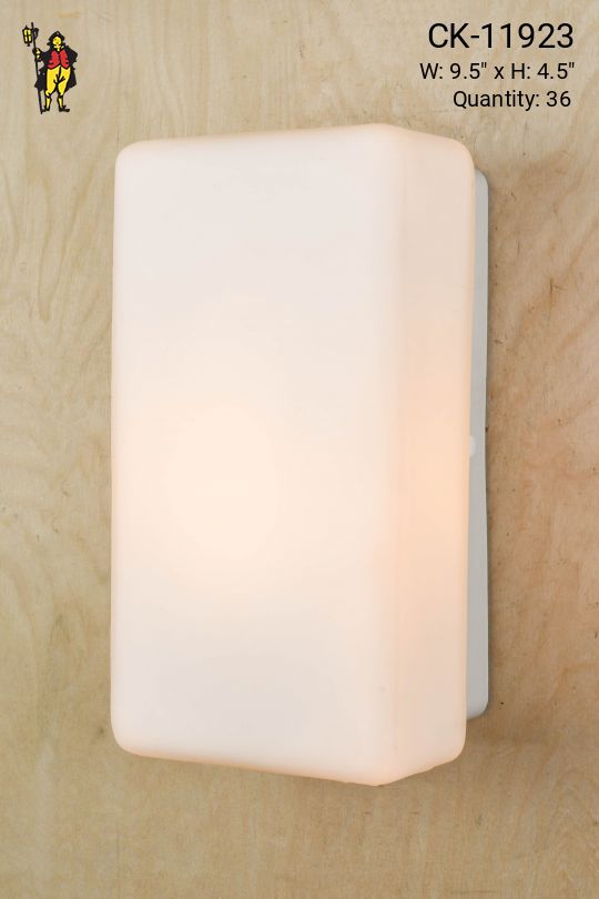 Modern Square Glass Wall Sconce