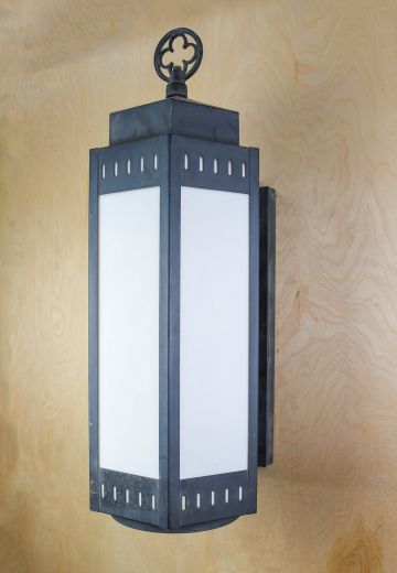28" Gothic Outdoor Lantern Wall Light