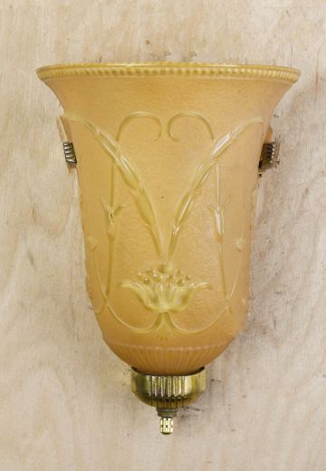 Art Deco Pocket Glass Wall Sconce