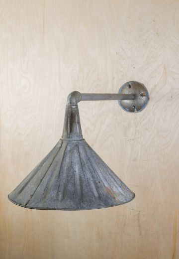 Straight Arm Industrial Down Light Wall Light