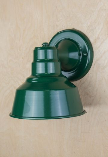 Green Single Down Light Wall Sconce