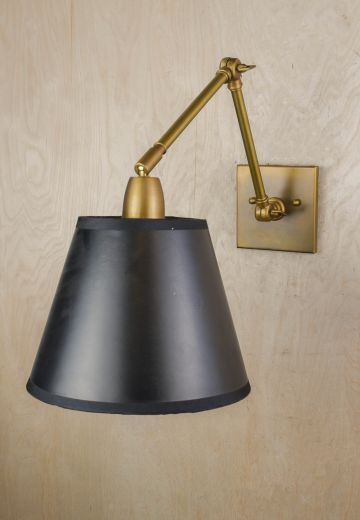 Brass Single Downlight Wall Sconce