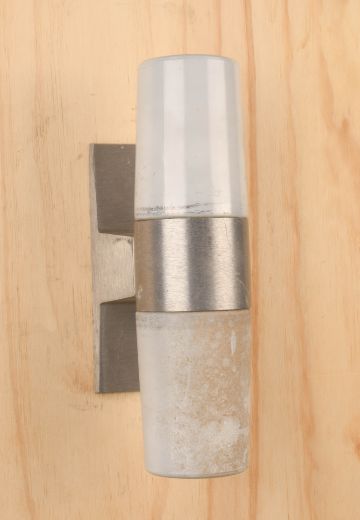 Nickel Two Light Wall Scone