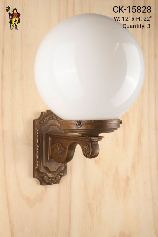 Single Light Municipal Wall Sconce