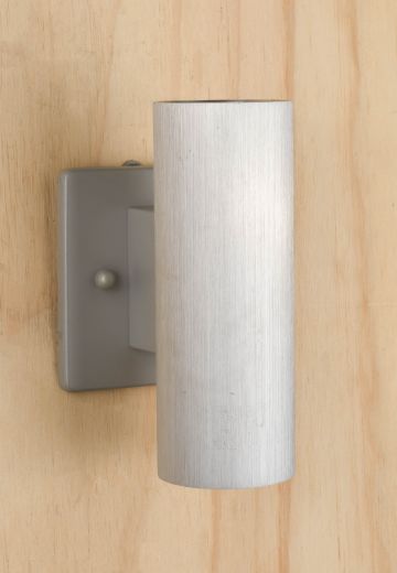 Small Nickel Up-Down Can Wall Light