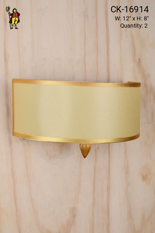Fabric Shade Pocket Wall Sconce