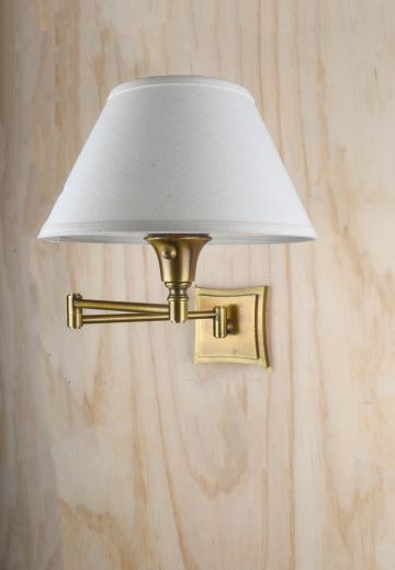 Brass Swing Arm Wall Sconce