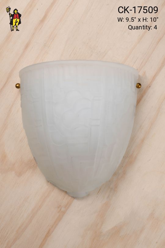 Molded Glass Pocket Sconce