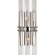 Cut Crystal & Polished Nickel Wall Sconce #1