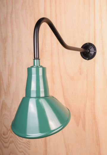 Green Curved Arm Billboard Light