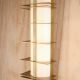 Brass Square Louvered Wall Sconce #0