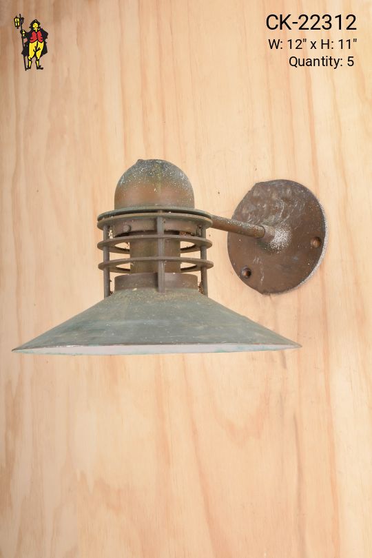 Distressed Exterior Down Wall Light